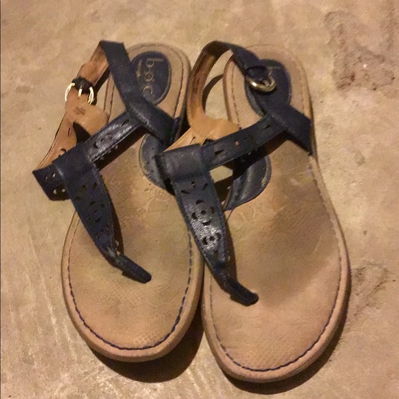 B.O.C Navy Blue Sandals - Picture 2 of 2